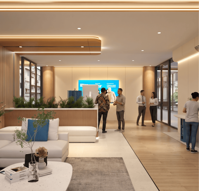 Interior Lobby Communal Space Pijar Foundation - Galeri 4